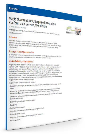 Gartner MQ Report Compare the Top 17 in Enterprise iPaaS